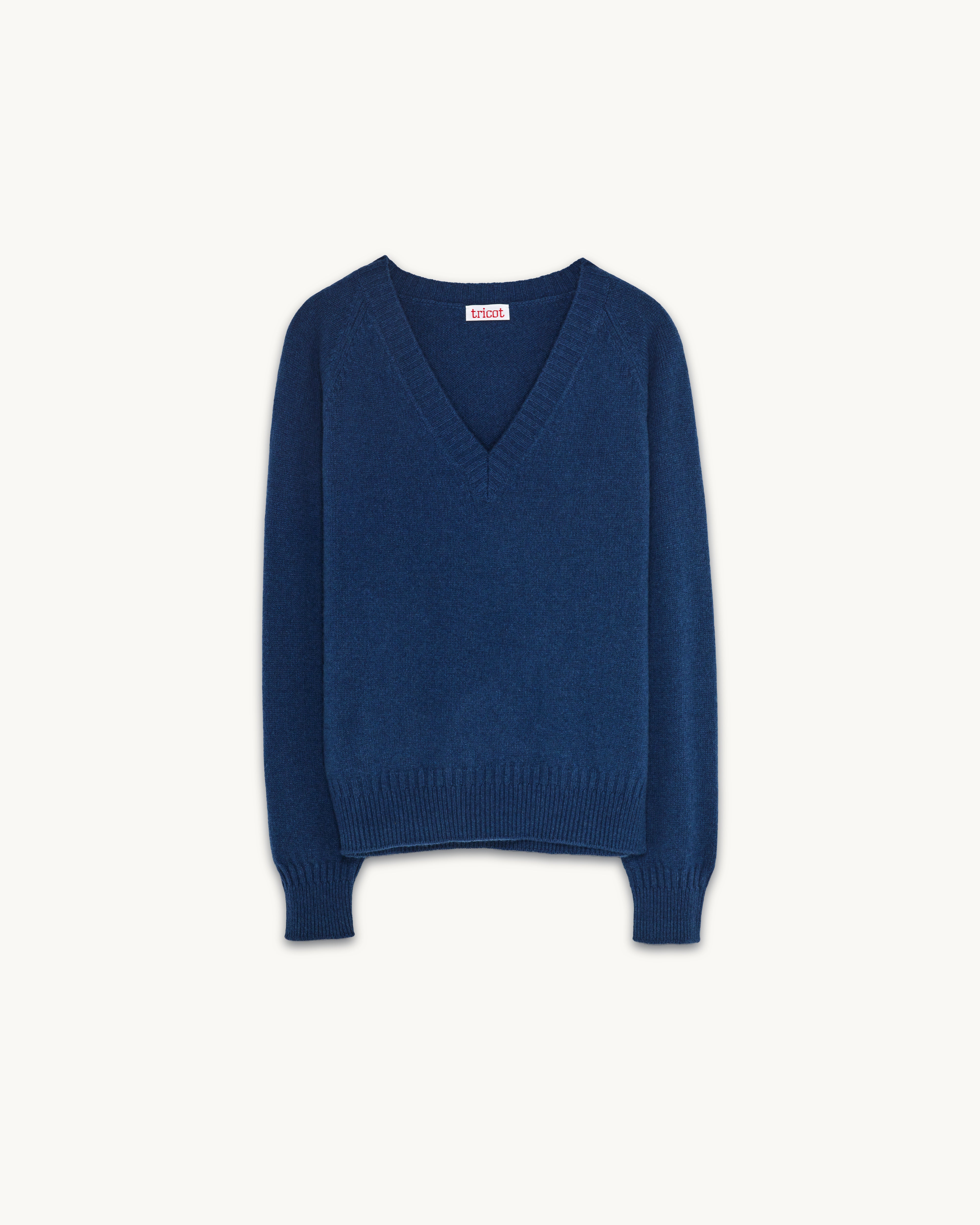 Women's Ocean Cashmere V-Neck