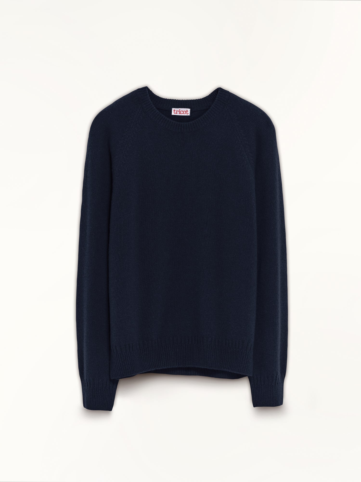 Women's cashmere crewneck sweater in Dark navy