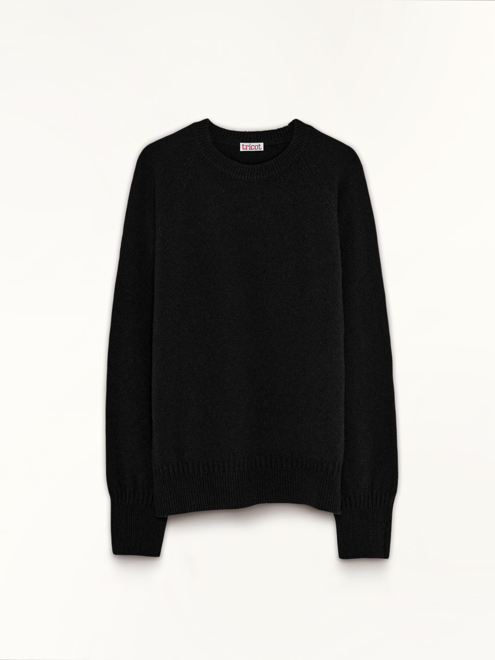 Women's cashmere crewneck sweater in Black