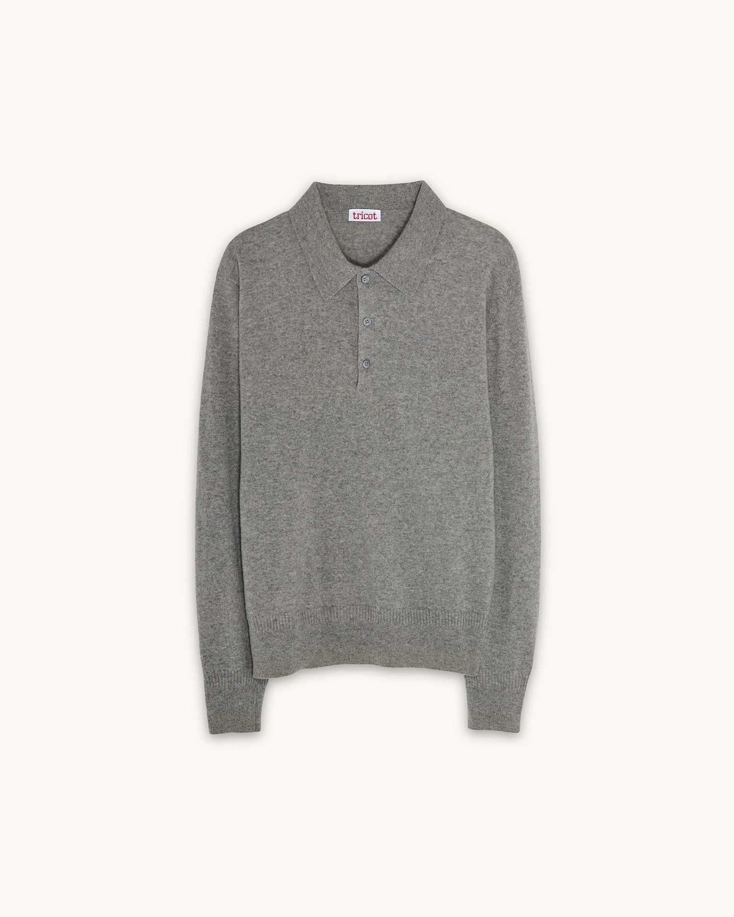 Women’s Lightweight Cashmere Polo – Grey