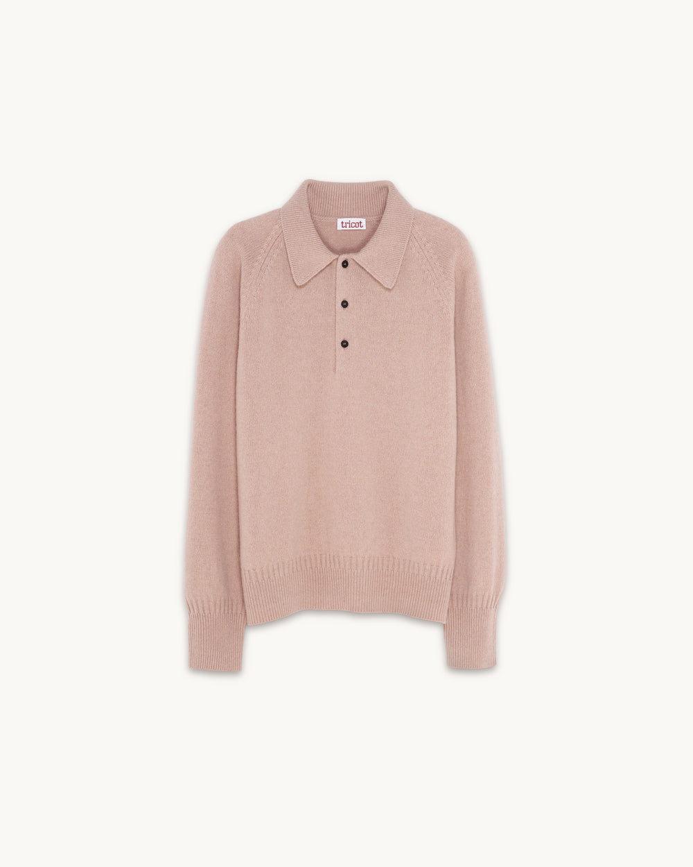Women's light pink Cashmere Polo 