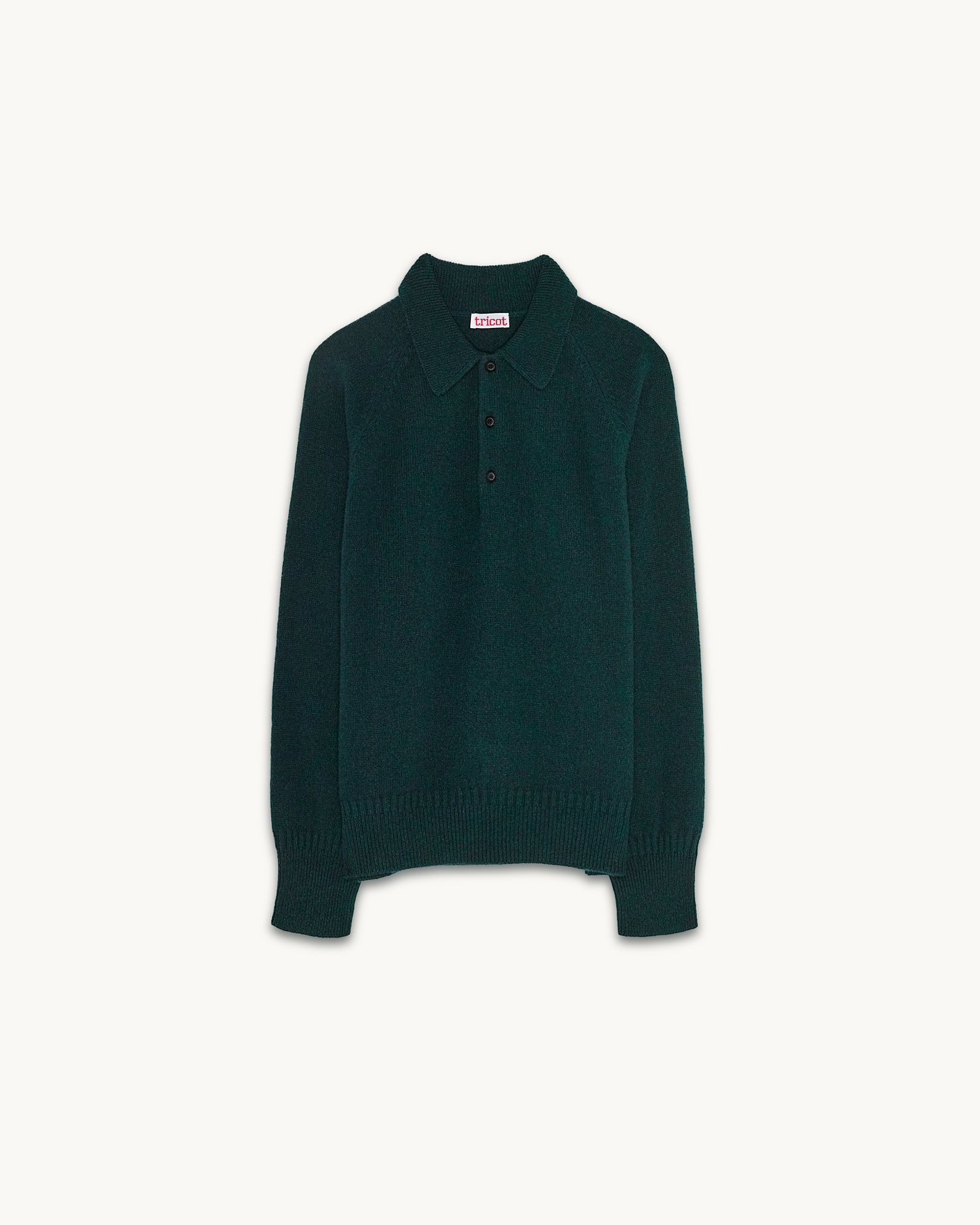 Women's Green Cashmere polo