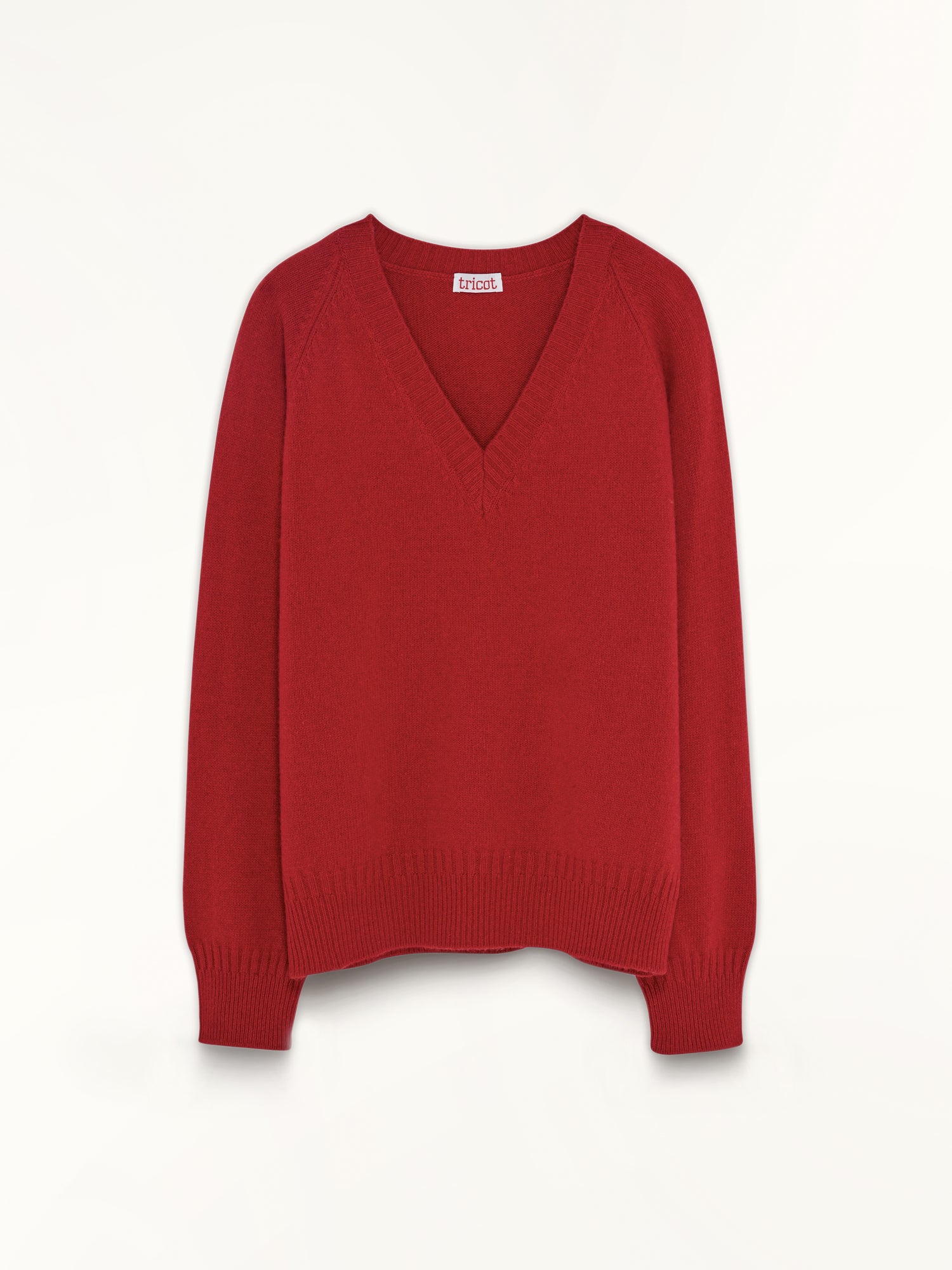 Women's cashmere V-neck 