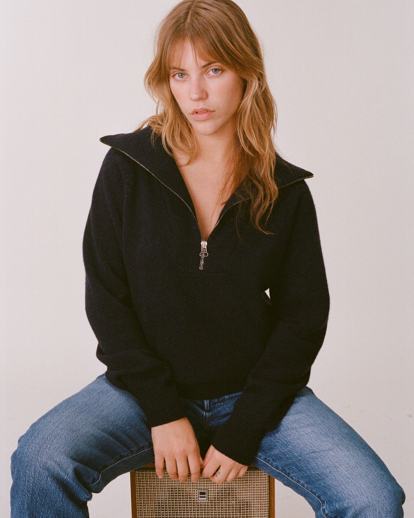 Women's Cashmere Quarter-Zip Sweaters – Made in Venice | Tricot