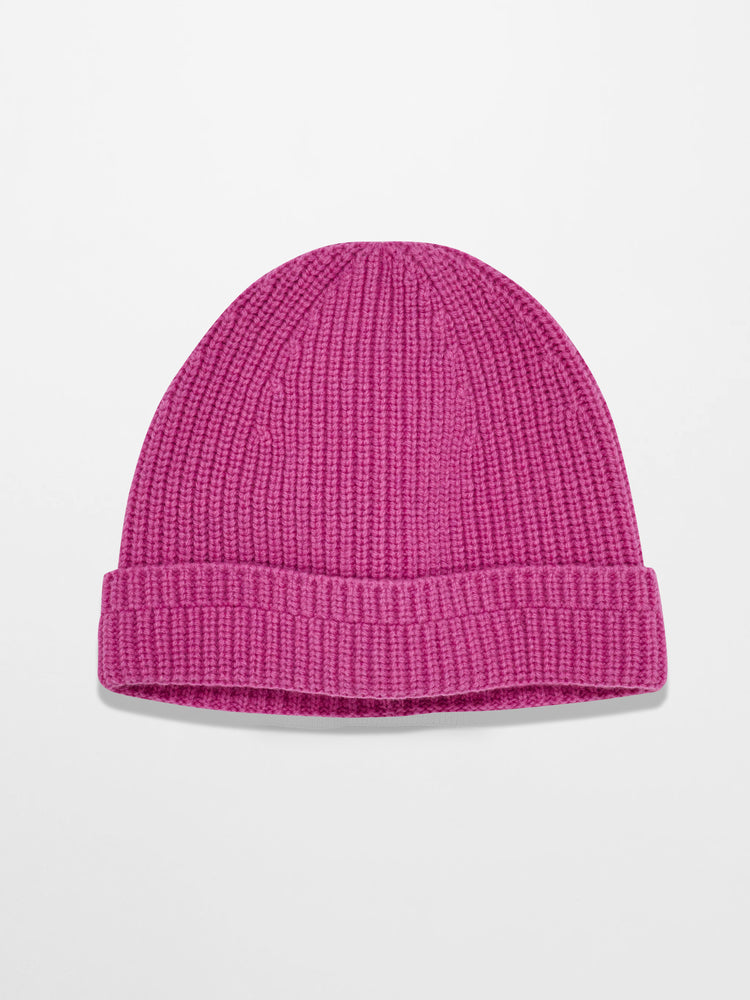 Women’s Pink Recycled Cashmere & Wool Hat