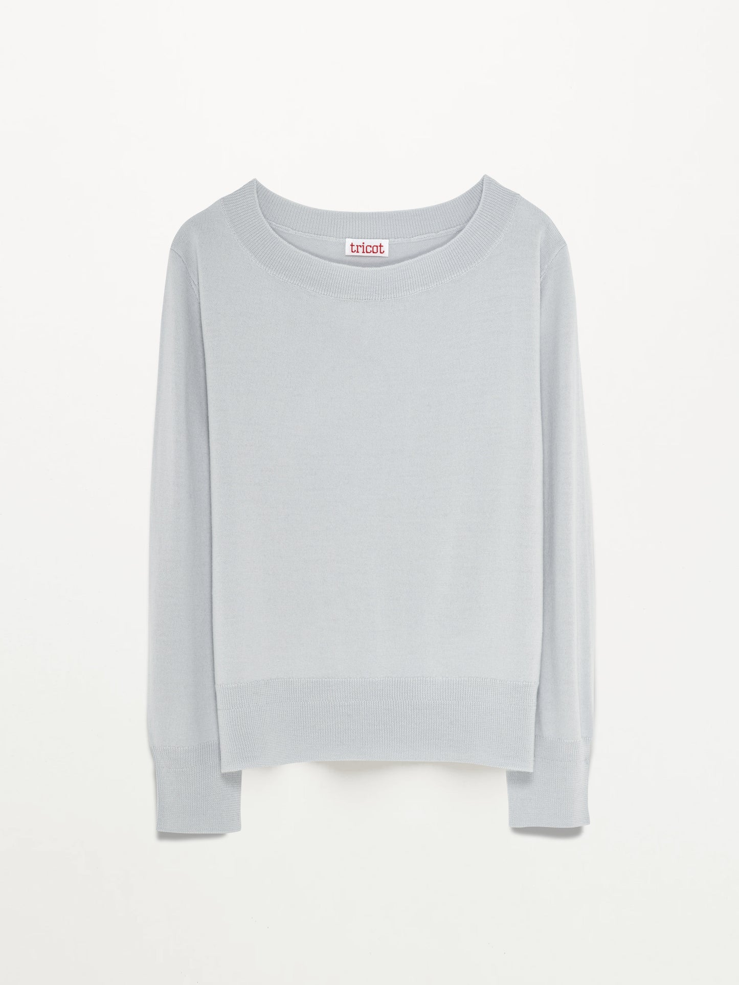 Women’s Sky Blue Extrafine Wool Crop Sweater