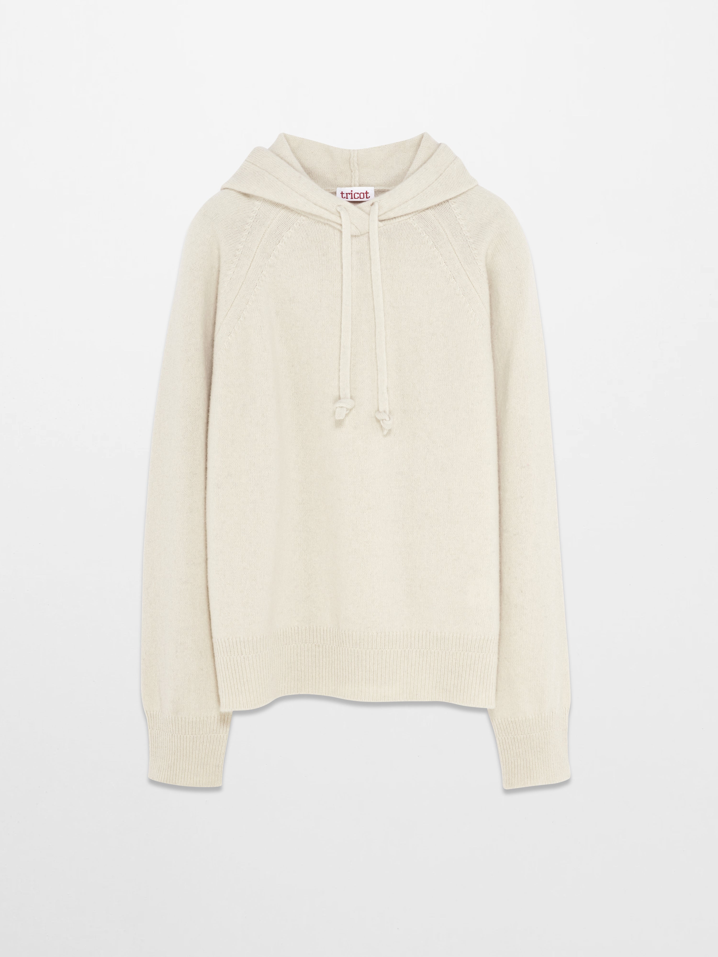 Women’s Off White Recycled Cashmere & Wool Hoodie