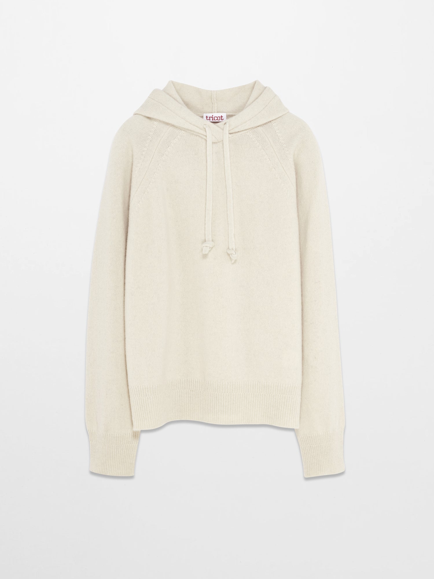 Women’s Off White Recycled Cashmere & Wool Hoodie