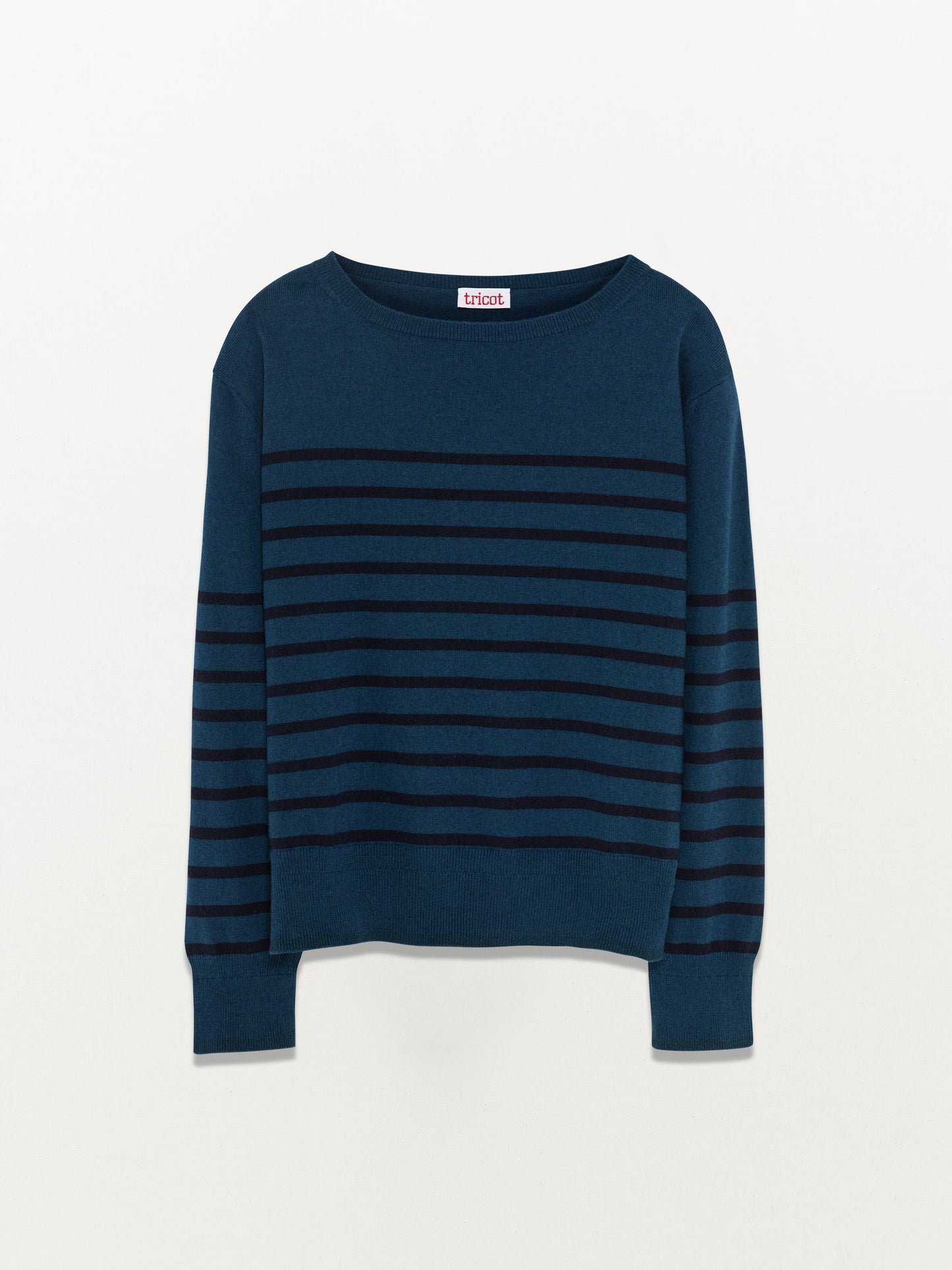 Women’s Pavone Recycled Cashmere & Cotton Striped Sailor Sweater
