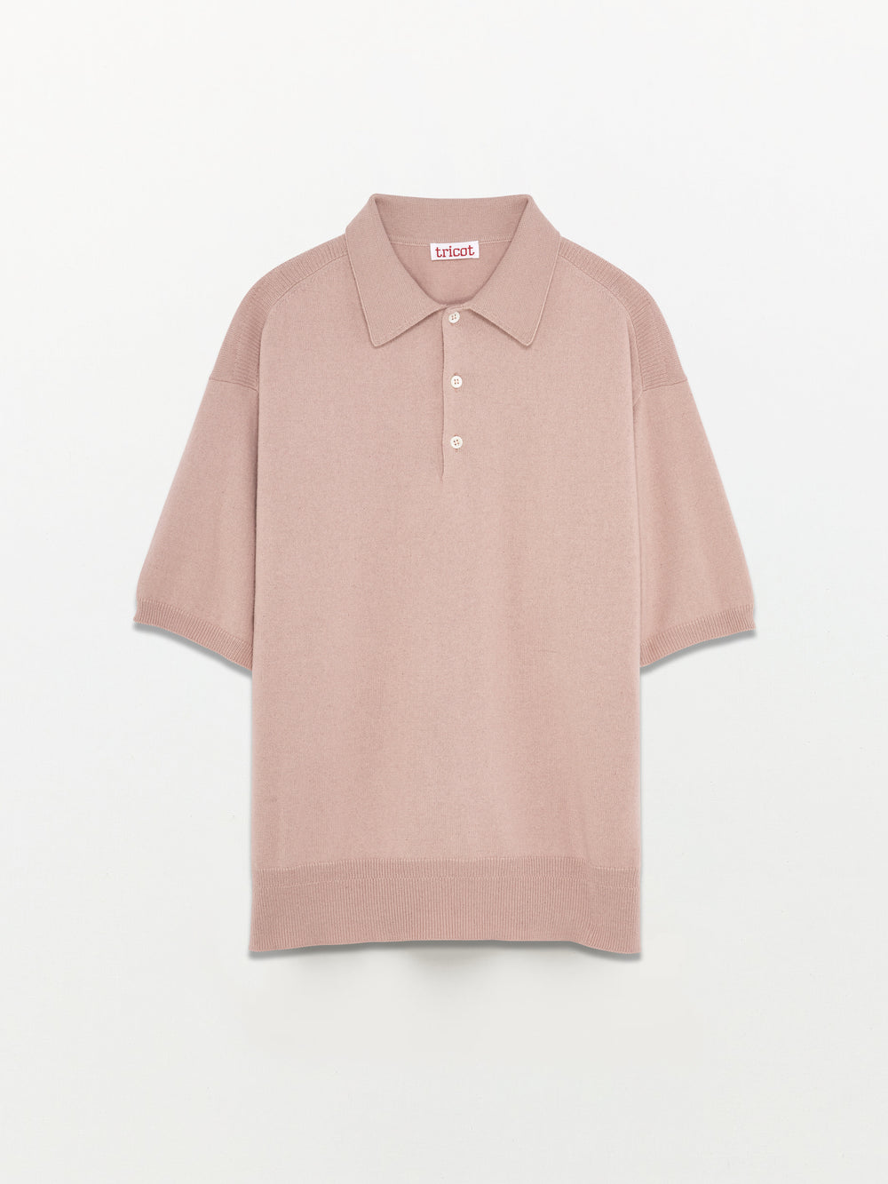 Women’s Pink Recycled Cashmere & Cotton Polo
