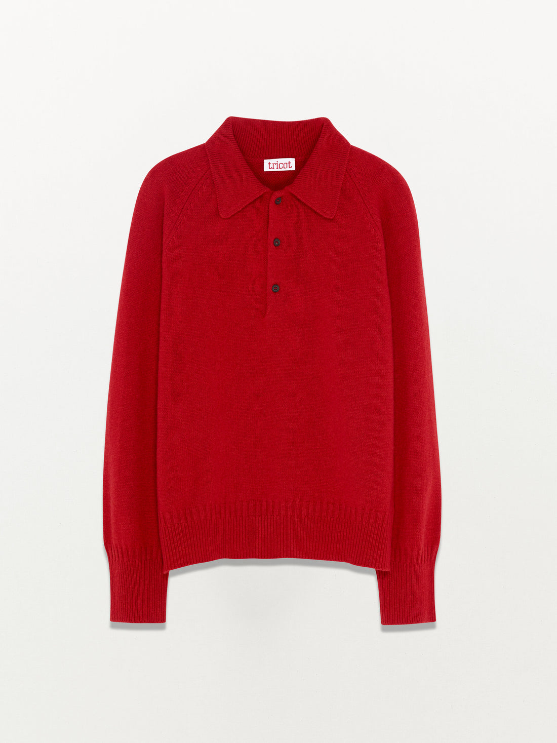 Women’s Red Recycled Cashmere Polo