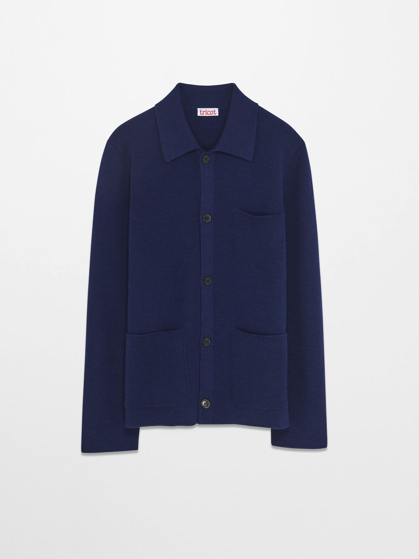 Men’s Indigo Organic Wool Worker Jacket