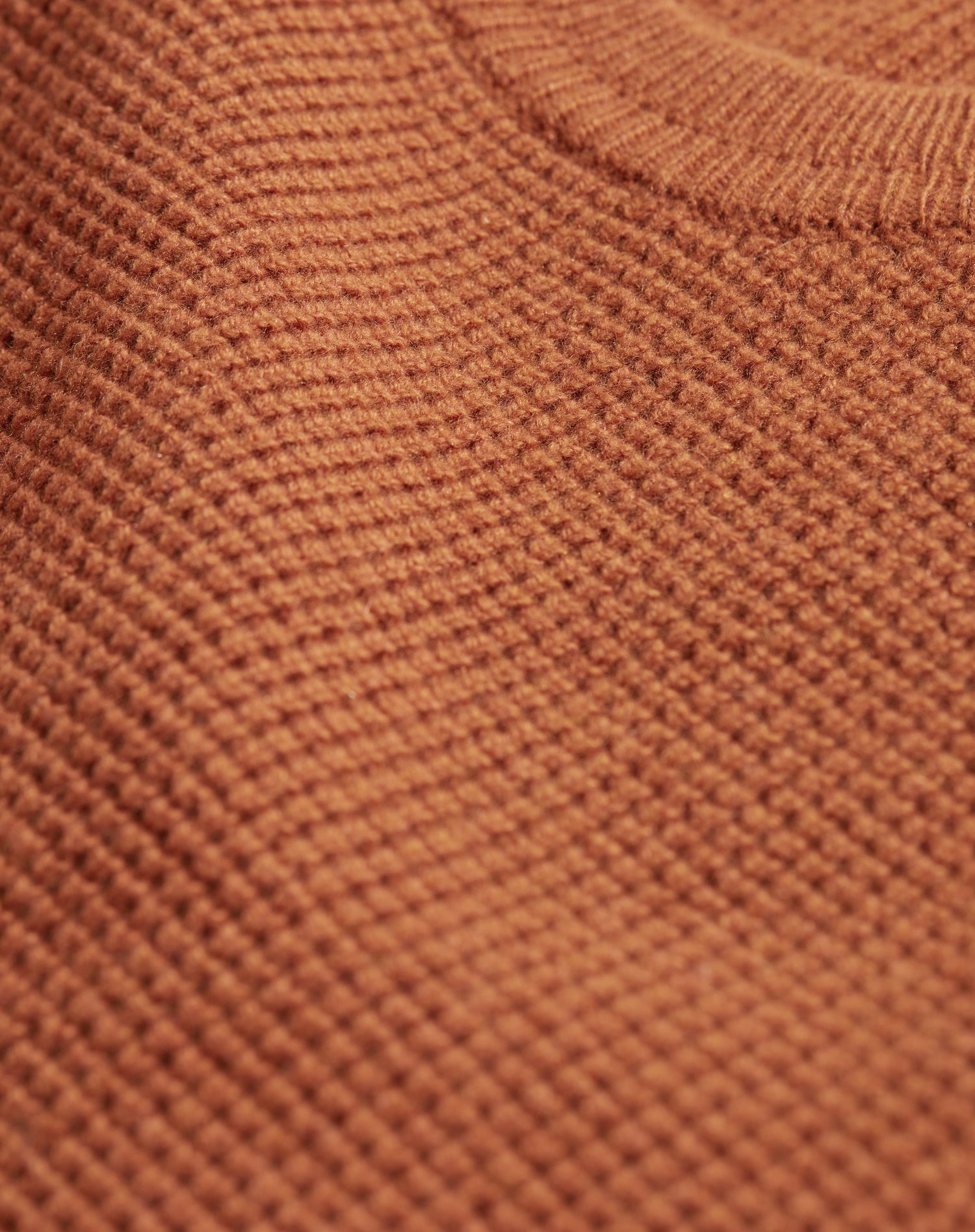 Men’s Ocher Recycled Cashmere & Wool Crewneck