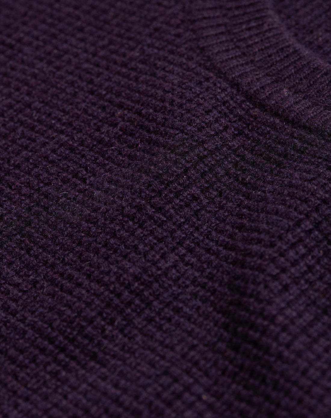 Men’s Prune Recycled Cashmere & Wool Crewneck