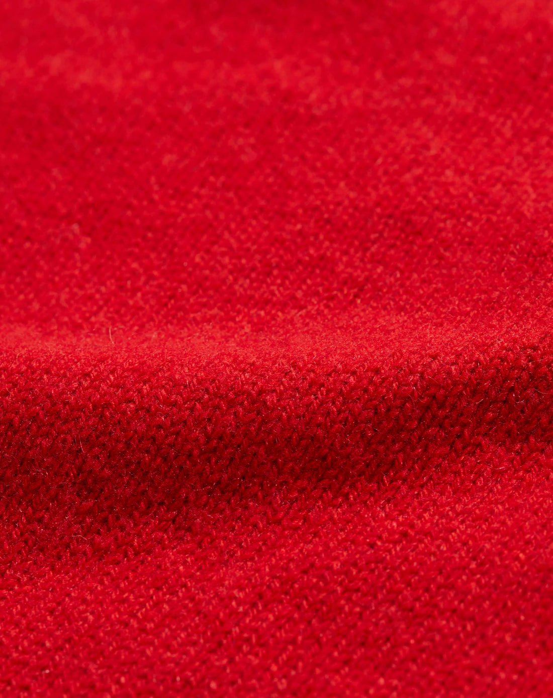 Men’s Red Recycled Cashmere V-Neck