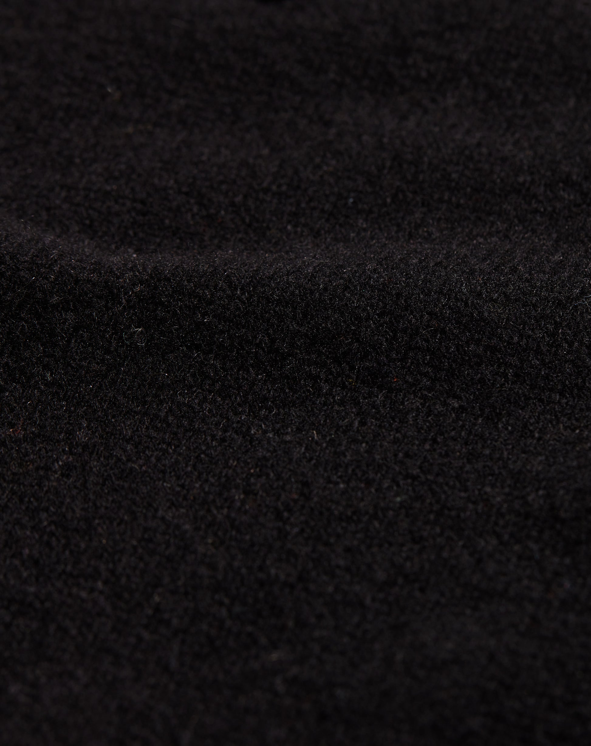 Men’s Black Recycled Cashmere Polo